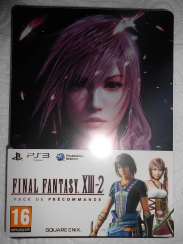 Final Fantasy XIII-2 Pack precommande Steelbook PS3 rare Neuf sous blister