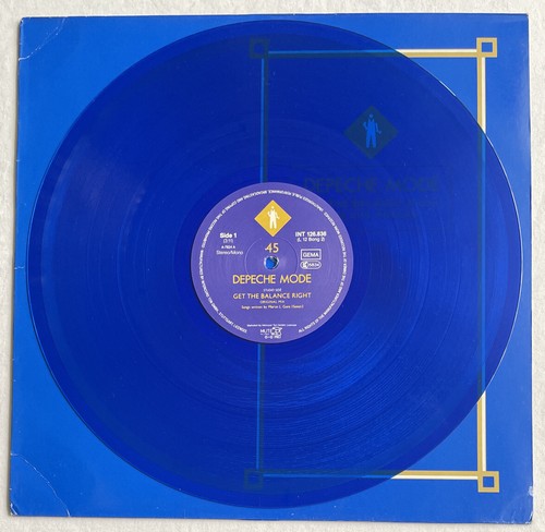 DEPECHE MODE -Get The Balance Right- Very Rare German Blue Vinyl Limited 12"