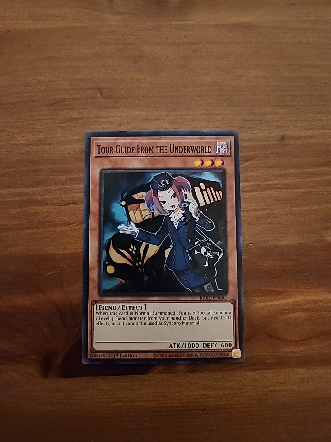 Yugioh Tour Guide From The Underworld RA01-EN005 Super Rare 1st Ed NM ...