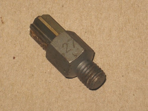 .313 X 1/4"-28 THREADED REAMER 6 FLUTE NOS - Picture 3 of 3