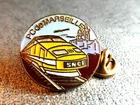 RARE PINS PIN'S - TRAIN 256 - TGV PC DE MARSEILLE METRO - Signed ROGNAC * EGF