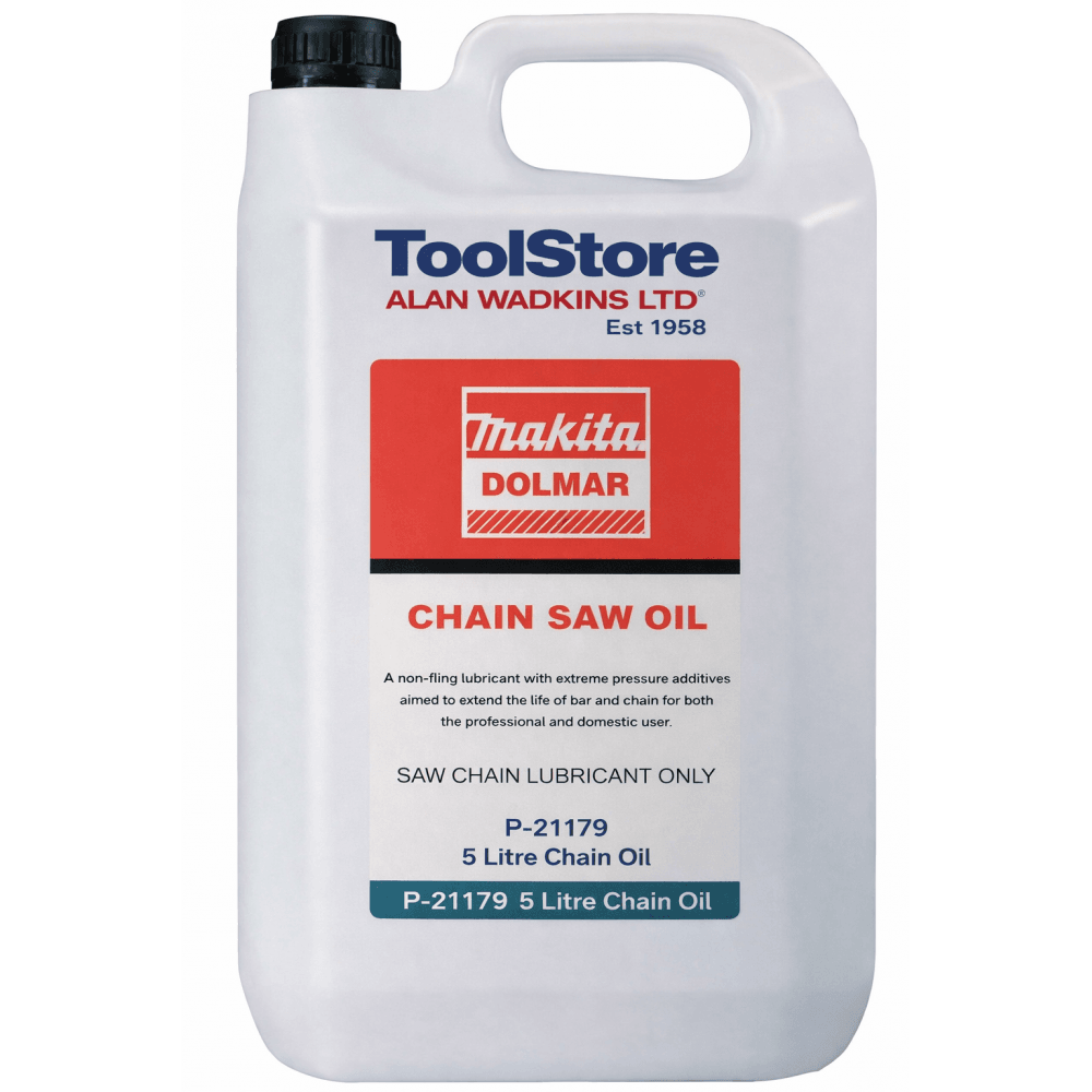 Makita Chainsaw Oil 5 Litre P-21179 Chain Oil 5 Litre Chainsaw Oil