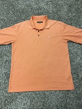 Pebble Beach Embroidered Logo Performance Golf Mens Large L Polo Shirt