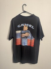 Vintage 93 Camel Cigarettes Joe Camel Joes Garage T-Shirt Size L