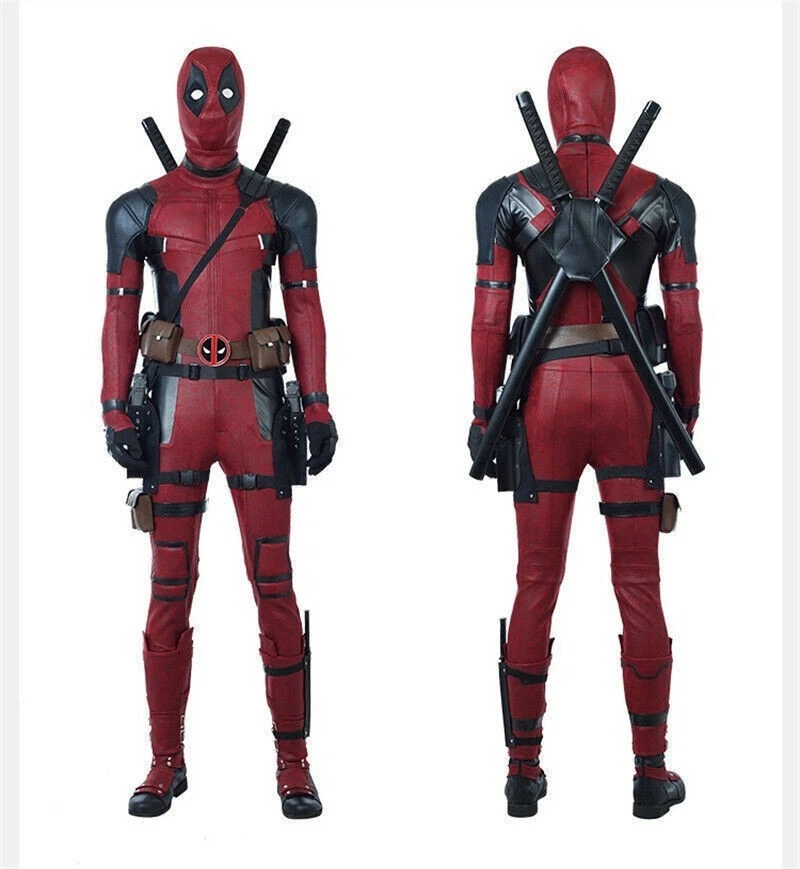 Disfraz de Disfraz Deadpool Deadpool Mono Body Zapatos Hombres Trajes de Halloween Foto 2 de 4