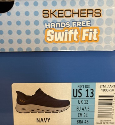 New! Skechers Men’s Hands Free Swift Fit Navy Slip On Glide Step Size 9 M US Nib Skechers Glide Step-In Swift Fit Mens 8 Navy Hands Free Slip  main image 3
