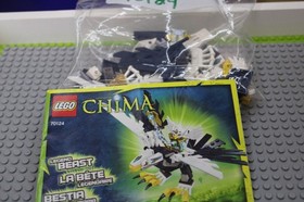 LEGO (70124) CHIMA: Eagle Legend Beast, Used, 100% Complete W/Manual, No Box