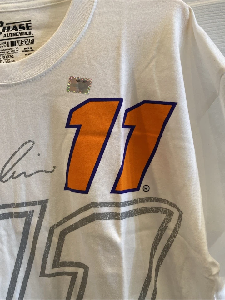 Denny Hamlin #11 NASCAR Joe Gibbs racing  T-Shirt Large New - Image 4 of 4