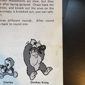 NES Donkey Kong 3 Arcade Classics, carrello CIB + manuale + scatola