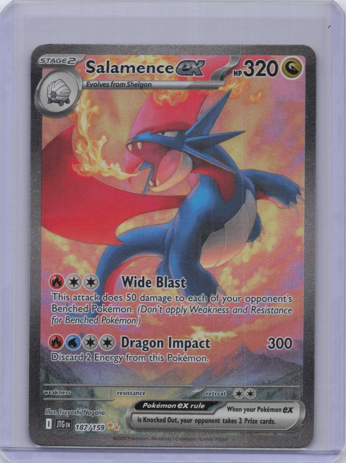 Salamence ex 187/159 Special Illustration Rare Journey Together Pokemon Holo NM