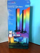 NIB Enbrighten Wi-Fi Spectrum Gaming Light Bars (2 pk)
