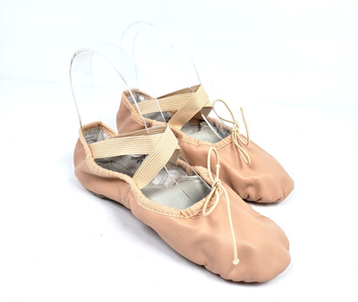 Bloch Prolite II Youth Girls Size 3 C Pink Leather Ballet Slippers Shoes S0208L