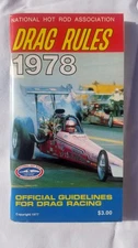 1978 NHRA Official Drag Rules NOS National Hot Rod Association drag racing