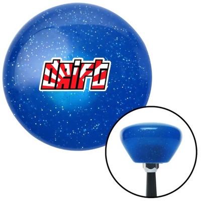 Drift of the Rising Sun Blue Retro Metal Flake Shift Knob w/ M16x1.5 Insert