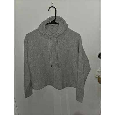 Brunello Cucinelli virgin wool cashmere bleng hooded sweater XS oversized