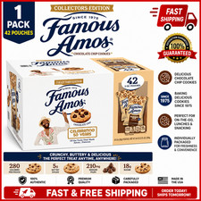 Famous Amos Cookies, Chocolate Chip, 2 oz, 42-count
