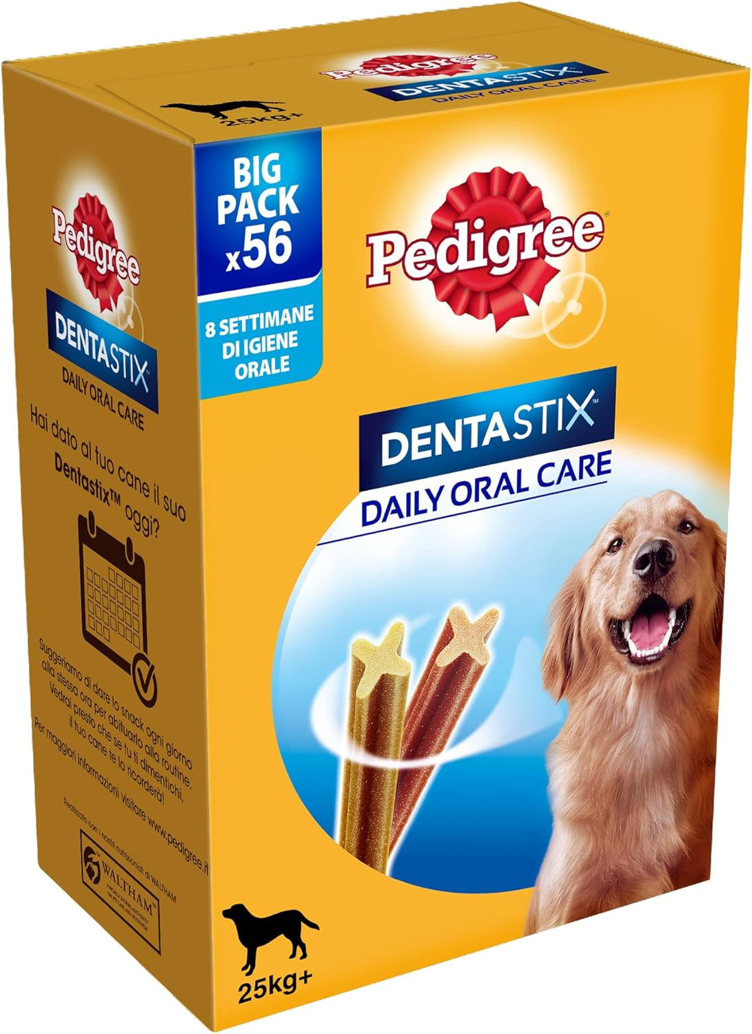 Pedigree Dentastix Offerta 56 Bastoni - Kit Igiene Orale 8 x 270 g