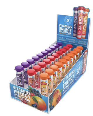 ZIPFIZZ Multi-Vitamin Energy Hydration Drink Mix Variety Pack 30