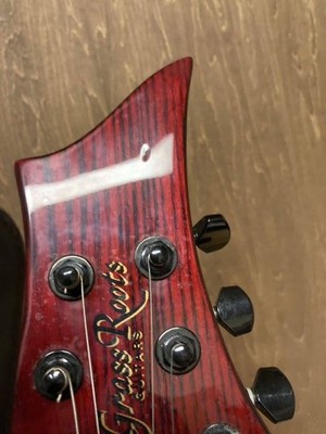 Electric Guitar Grass Roots G-NH-70 Nightmare Burner Red Japan