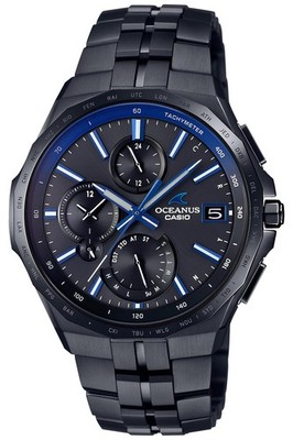 Casio Oceanus Manta OCW-S5000B-1AJF DLC Solar Bluetooth Watch Made in Japan