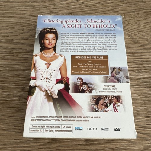 The Sissi Collection 5 DVD Set Romy Schneider Excellent Condition 5 Films - Imagen 2 de 4