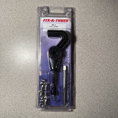 FIX-A-THRED M6X1 thread repair kit new  1-tap 1-install tool 12-coils p/n 35069