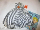 VINTAGE BARBIE DOLL FASHION CLOTHES #912 COTTON CASUAL DRESS & ORANGE HEELS
