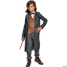 Disguise Newt Scamander Costume for Kids, Deluxe Fantastic Beasts Boys Outfit,