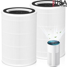 ECOSELF HAP604 Air Purifier HEPA Replacement Filters 2 Pack High Efficiency New