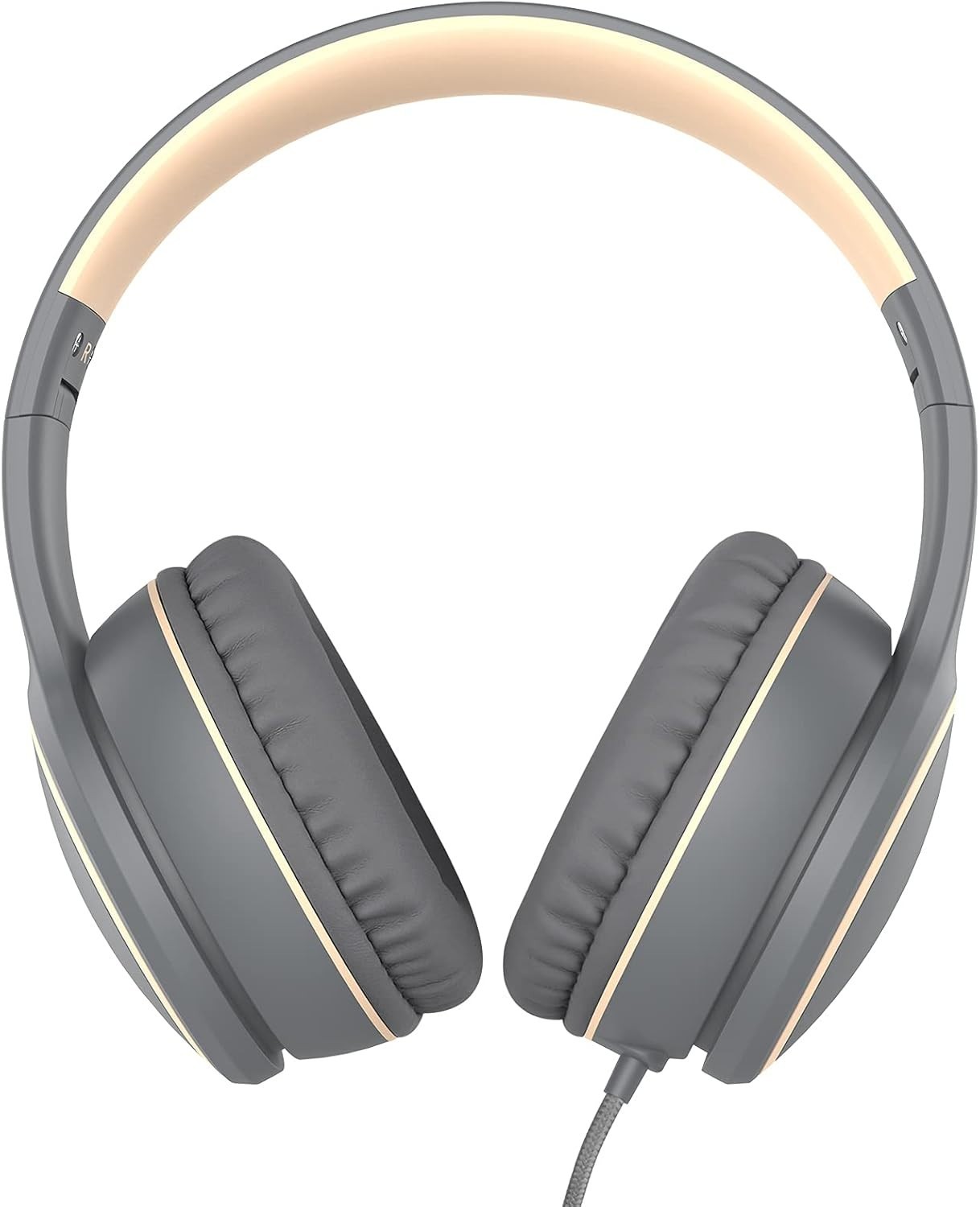Casque supra-auriculaire léger R10 noir avec micro et son stéréo - 4