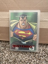Superman Game, Manuel, Hard Box (Authentic Nintendo 64, N64 1999)