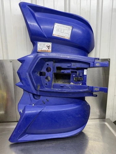 16 17 18 19  Yamaha Raptor 90 YFM90 Rear Fender Plastic Blue OEM Genuine Cracked