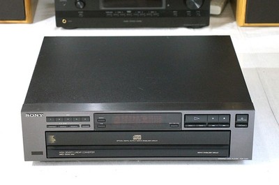  MINT FULLY RESTORED VINTAGE SONY CDP-C221 5 DISC CD PLAYER 