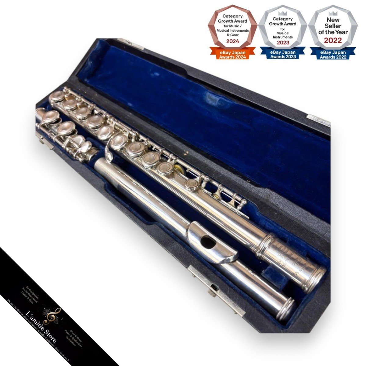 MURAMATSU ムラマツ STERLING SILVER 925フルート Muramatsu Sterling Silver 925 Flute with Signs of Wear | eBay