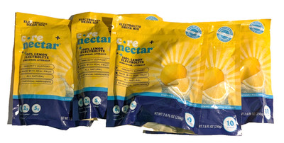 Core Nectar Zero Sugar Electrolyte Mix Lemon Flavor Hydration PKs 50 STICKS 7/26