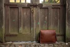 prestige Leather Vintage Men Laptop Messenger Brown S Genuine Briefcase Shoulder