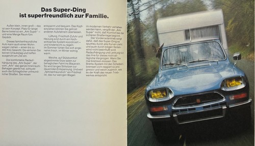 Citroen AMI Super brochure 09/1974 | original sales brochure German | rare