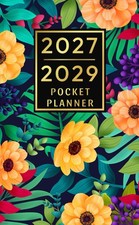2027-2029 Pocket Planner: 3 Year Monthly Calendar January 2027 - December 2029