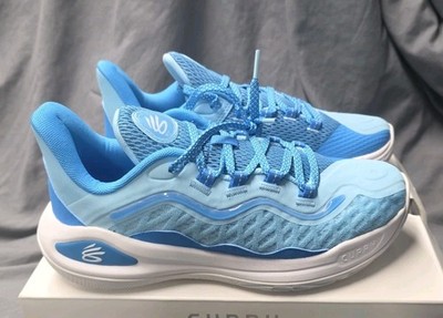 Under Armour Curry 11 Sneakers  Mouthguard Blue (GS) 3027830-400 Kids SZ 6Y NWB