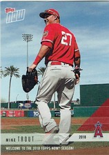 2018 Topps NOW Mike Trout  Road To Opening Day  Offer  #  2018