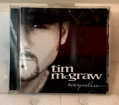 Everywhere by Tim McGraw (CD, 1997, Curb) W/ Case, Tested - Image 1 of 4