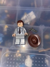 Indiana Jones GRAY SUIT 7197 Tuxedo Indiana Jones LEGO&reg; Minifigure Mini Figure