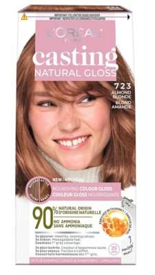 L'Oreal Paris Casting Natural Gloss 723 Almond Blonde Semi Permanent Hair Color
