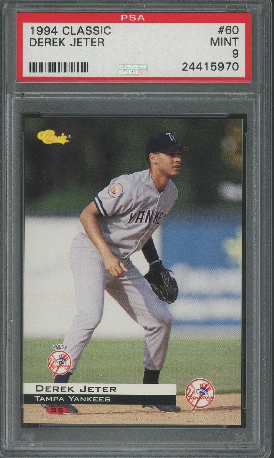 1994 CLASSIC #60 DEREK JETER PSA 9  *ROOKIE HOF*