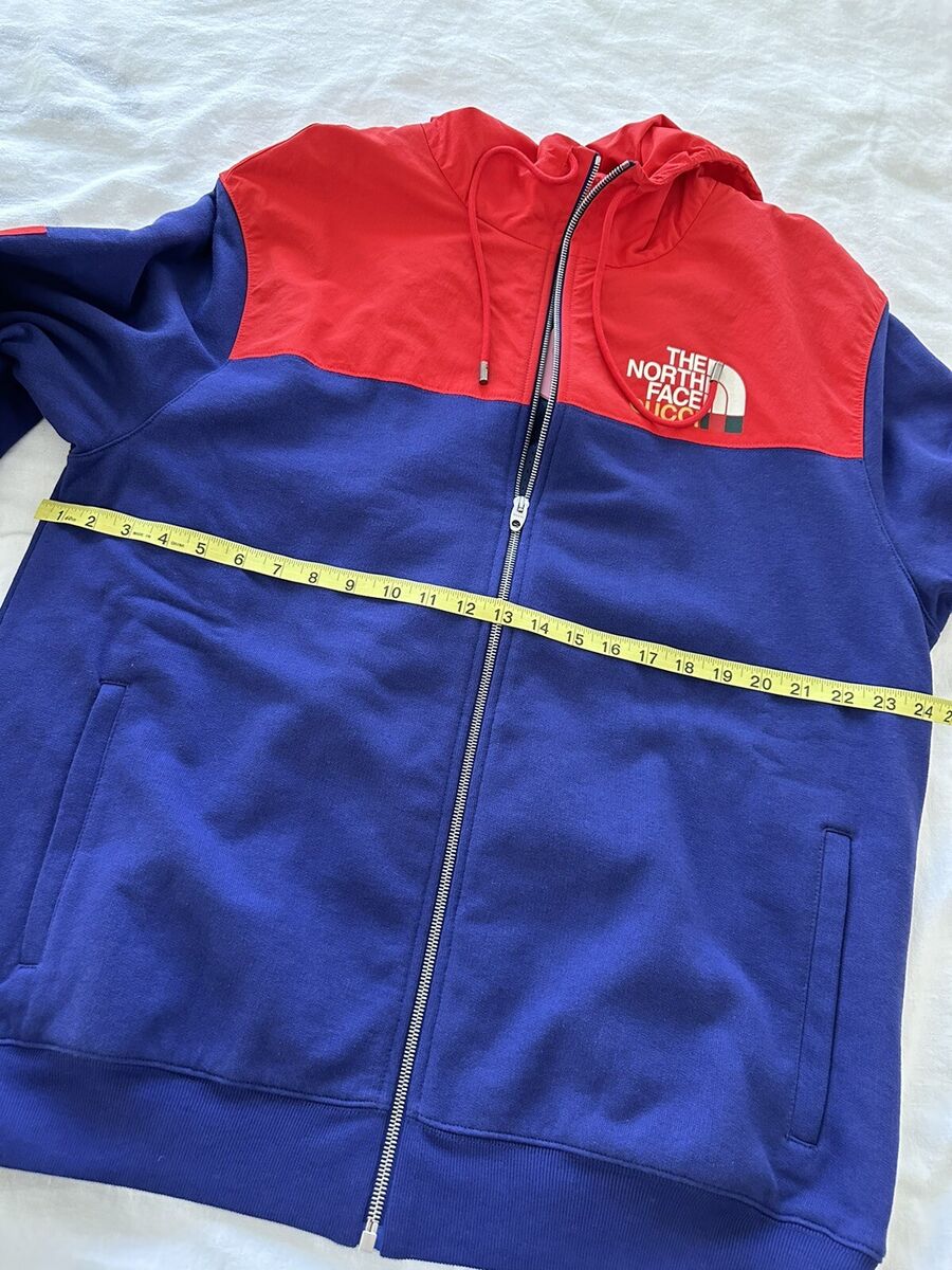 GUCCI x THE NORTH FACE logo Hooded/Zip track jacket Large GUCCI x THE NORTH FACE logo Hooded/Zip track jacket Large