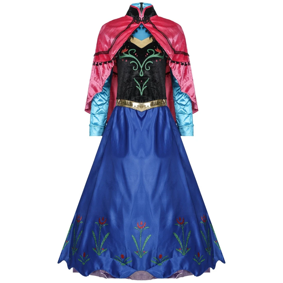 Disfraz Vestido Cosplay Frozen Queen Elsa Deluxe S-3XL AU STOCK EXPRESS Foto 2 de 4