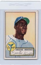 1952 Topps #195 Orestes Minoso White Sox VG/EX *DA-A1225