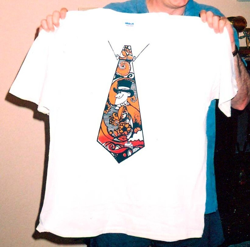 Ladmo Tie Tee Shirt from the Wallace & Ladmo Show, direct from Wallace Watchers