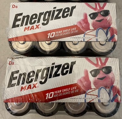 ENERGIZER MAX D 16 COUNT BATTERIES NEW IN ORIGINAL PACKAGING EXP 12/30 OR LATER