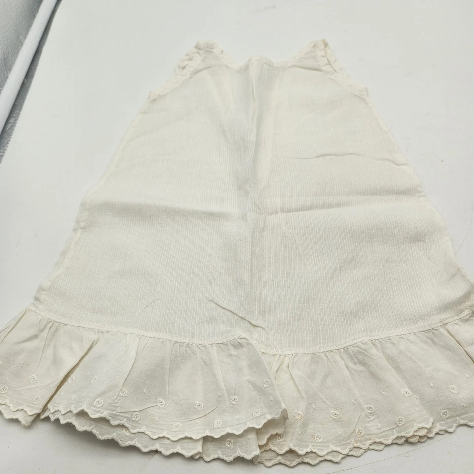 Lote de 3 vestidos sin mangas vintage de algodón ligero de los años 50 para bebé  Foto 2 de 4